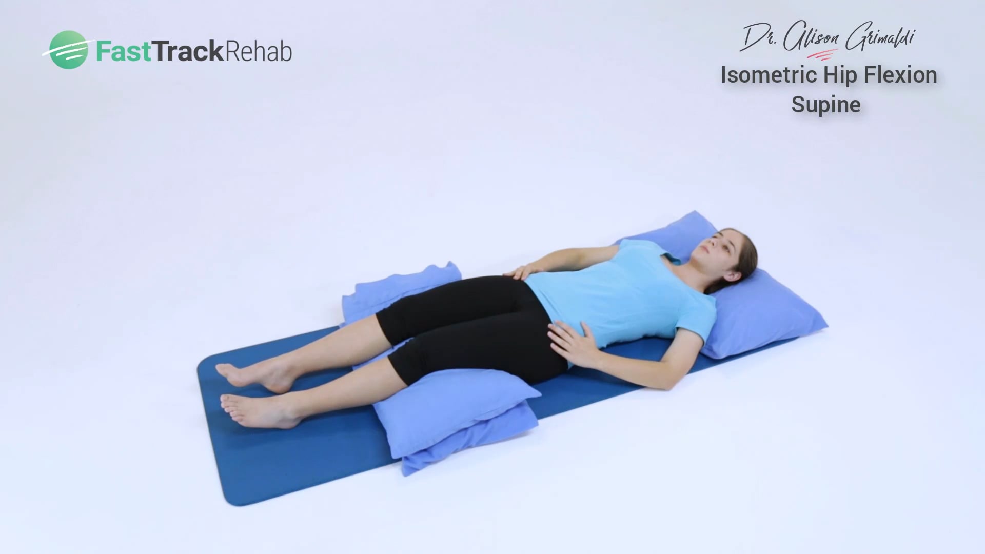 Supine Hip Extension with Resistance Band on Vimeo