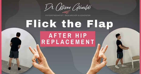 Flick the flap after total hip replacement