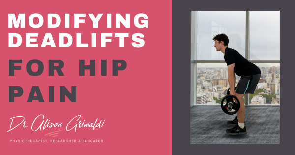 Modifying Deadlifts for Hip Pain