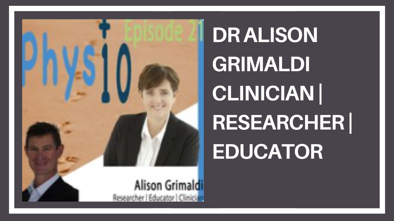 Dr Alison Grimaldi Clinician | Researcher | Educator