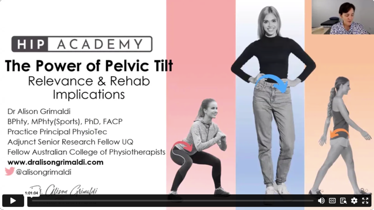 Apr 2023 - 2 Hip Academy Meeting 12: Apr 2023 - The Power of Pelvic Tilt (Session 2)