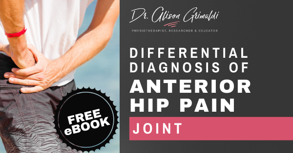 Differential Diagnosis of Anterior Hip Pain JOINT