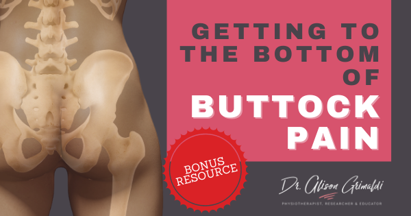 Getting to the bottom of buttock pain