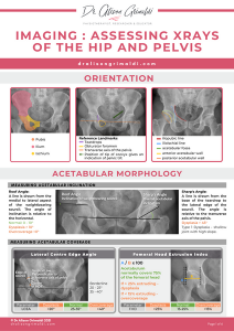 Imaging - Assessing XRays of the Hip and Pelvis SM