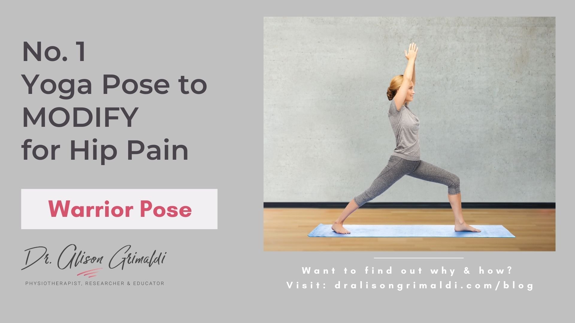 No 1 Yoga Pose to Modify for Hip Pain