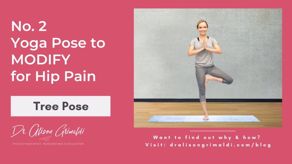 3 Yoga Poses to Modify for Hip Pain | Dr Alison Grimaldi