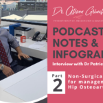 Interview with Dr Patrick Weinrauch Pt 2 - Non surgical options for management of hip osteoarthritis